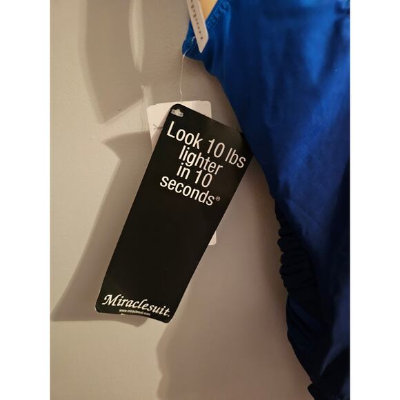 Miraclesuit Fade Into You Gandolf one piece blue ombre swimsuit sz 10 new $200 - Picture 4 of 7